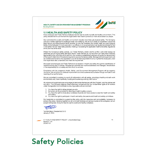 Safety Policies