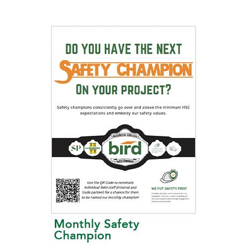 Monthly Safety Champion