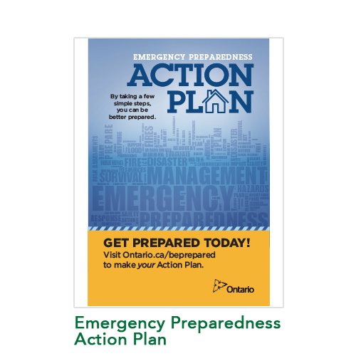 Emergency Preparedness Action Plan Poster