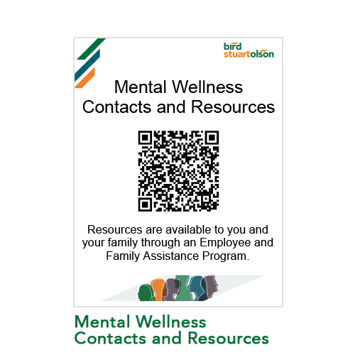 Mental Wellness Contacts and Resources