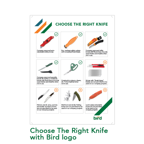 Choose The Right Knife -Bird